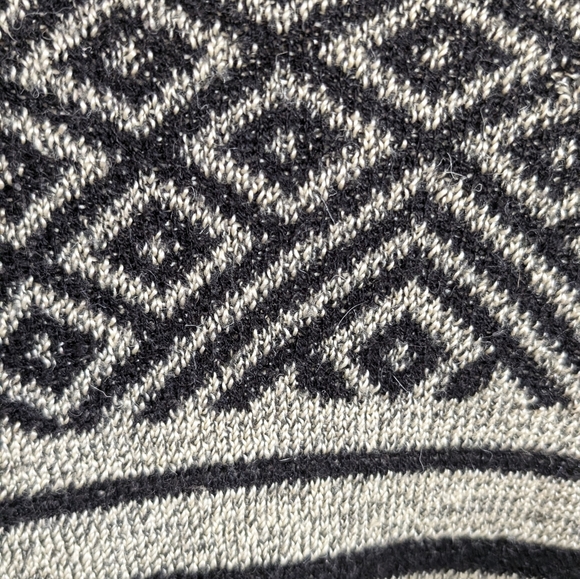 Womens Lightweight Tribal LongSleeve OpenFront Drape Cardigan Loose Casual M - Picture 10 of 15